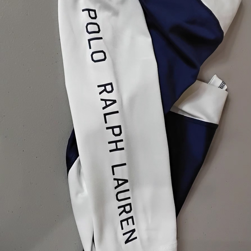 Polo Ralph Lauren Boys Rashguard Shirt 3 Qtr Sleeve Big Pony Size Med Swim Top - Picture 4 of 9